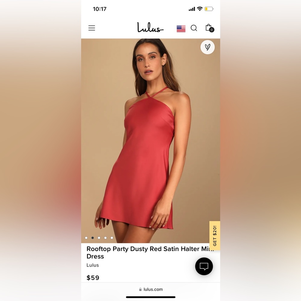 Lulus mini dress